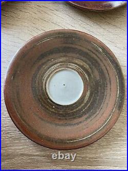 Harry & May Davis Crowan studio pottery coffee set Rare To Find A Complete Set