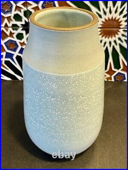 Heath Ceramics Studio Design Series 2 Neck Vase, Celadon & White Gradient RARE