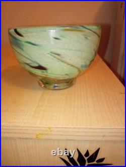 Heikki Orvola C. 1992 Studio Art Glass Signed On The Base. Stunning piece