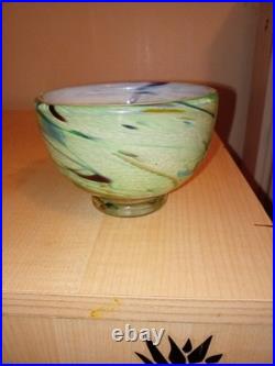 Heikki Orvola C. 1992 Studio Art Glass Signed On The Base. Stunning piece