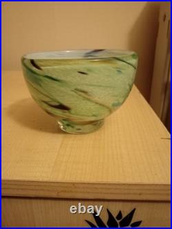 Heikki Orvola C. 1992 Studio Art Glass Signed On The Base. Stunning piece