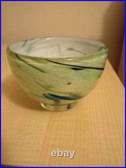 Heikki Orvola C. 1992 Studio Art Glass Signed On The Base. Stunning piece