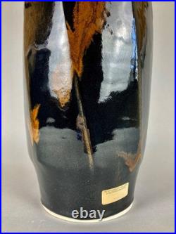 Huge Chris Carter Studio Pottery Porcelain Slab-sided Vase Peter Dingley Gallery