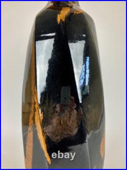 Huge Chris Carter Studio Pottery Porcelain Slab-sided Vase Peter Dingley Gallery