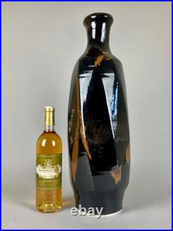 Huge Chris Carter Studio Pottery Porcelain Slab-sided Vase Peter Dingley Gallery