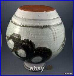 Huge Early Derek Clarkson Studio Pottery Vase -26.3cm (10 3/8) High