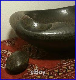 IKEBANA reid ozaki vtg studio art pottery bowl vase japanese seattle sculpture