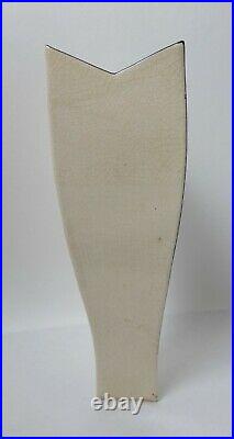 Ian McWhinnie (Scottish b. 1952) ceramic studio pottery painted vase Glasgow