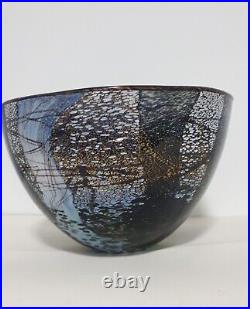 Isle Of Wight Studio Glass Undercliff Winter Large Bowl