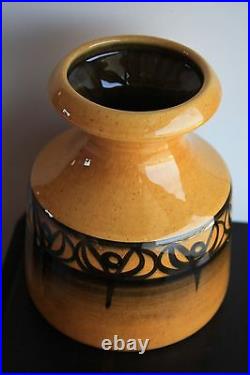 Israel Beit HaYotser Kazrin Art Studio Hand Painted Ceramic Pottery Vintage Vase