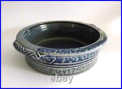JANE HAMLYN twin handle studio Pottery bowl 20 cm wide