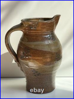 Jane Hamlyn A salt glaze Studio Pottery Jug British Studio Pottery Jane Hamlyn A salt glaze Studio Pottery Jug British Studio Pottery