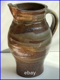 Jane Hamlyn A salt glaze Studio Pottery Jug British Studio Pottery Jane Hamlyn A salt glaze Studio Pottery Jug British Studio Pottery