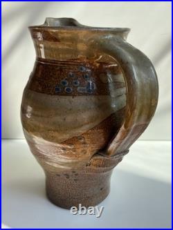 Jane Hamlyn A salt glaze Studio Pottery Jug British Studio Pottery Jane Hamlyn A salt glaze Studio Pottery Jug British Studio Pottery