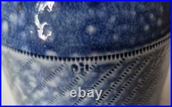 Jane Hamlyn Studio Pottery Teapot Salt Glazed Incised Signed Stoneware 18cmH