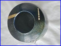 Jane searle de grey studio pottery vase, modernist shape, surrealist in style Jane searle de grey studio pottery vase, modernist shape, surrealist in style