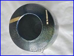 Jane searle de grey studio pottery vase, modernist shape, surrealist in style Jane searle de grey studio pottery vase, modernist shape, surrealist in style