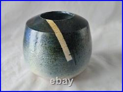 Jane searle de grey studio pottery vase, modernist shape, surrealist in style Jane searle de grey studio pottery vase, modernist shape, surrealist in style