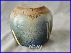 Jane searle de grey studio pottery vase, modernist shape, surrealist in style Jane searle de grey studio pottery vase, modernist shape, surrealist in style