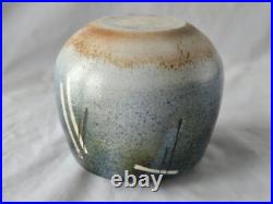Jane searle de grey studio pottery vase, modernist shape, surrealist in style Jane searle de grey studio pottery vase, modernist shape, surrealist in style