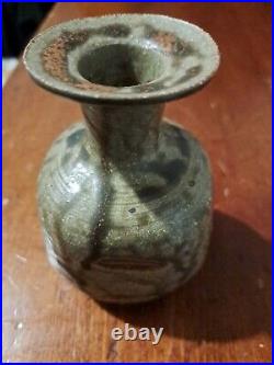 Janet Leach for Leach studio pottery vase excellent condition 12cm high signed