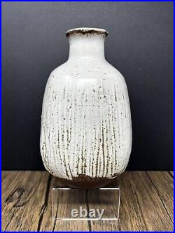 Janet Leach stoneware vase for Leach pottery