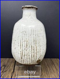 Janet Leach stoneware vase for Leach pottery