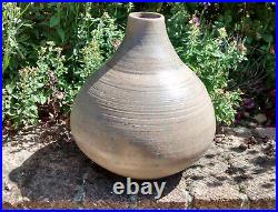 Janet Leach studio pottery rare salt glazed Leach Pottery large stoneware vase