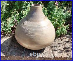 Janet Leach studio pottery rare salt glazed Leach Pottery large stoneware vase
