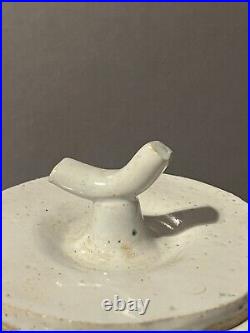 Japanese Contemporary Studio Pottery lidded pot impressed mark leach era