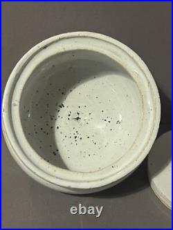 Japanese Contemporary Studio Pottery lidded pot impressed mark leach era