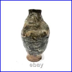 Japanese Kyoto Studio Pottery Vase by Masafumi Fujihira Kyoto Ceramic Tomobako