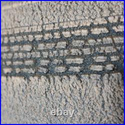 Japanese Studio Pottery Vase Sen no Tsubo Signed Sato Miki Aizu Ceramic withBox