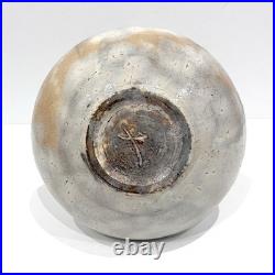 Japanese Studio Pottery Yohen Vase Tsubo Kawamura Matajiro Signed Tomobako