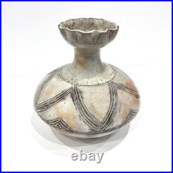 Japanese Studio Pottery Yohen Vase Tsubo Kawamura Matajiro Signed Tomobako