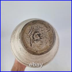 Jason Wason Studio Pottery Vase Ovoid Form Incised Bands & 2 Lugs 34cm Jason Wason Studio Pottery Vase Ovoid Form Incised Bands & 2 Lugs 34cm