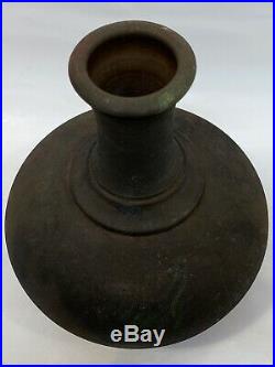 Jay Gogin Key West Signed Studio Art Pottery Raku Vase 1992