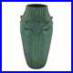 Jemerick_Pottery_Mottled_Green_Flowers_And_Leaves_Tall_Arts_And_Crafts_Vase_01_wvbn