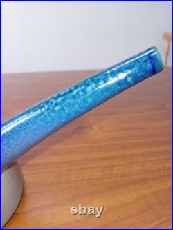 Jeremy Nichols, studio pottery salt glazed teapot. Impressed mark