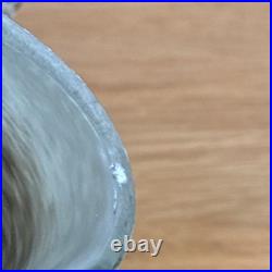 Jo Downs Artisan Fold Form Fused Glass Vase Unique Cornwall Studio Piece 25cm