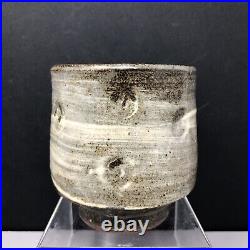John BEDDING For Leach Pottery Tea Bowl (YUNOMI) Impressed Decoration #1173