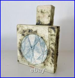 John Beusman Carn Pottery Picture Box Chimney Stack Vase Studio Pottery, VGC