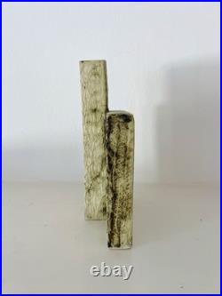 John Beusman Carn Pottery Picture Box Chimney Stack Vase Studio Pottery, VGC