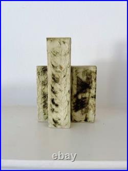 John Beusman Carn Pottery Picture Box Chimney Stack Vase Studio Pottery, VGC