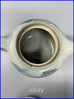 John Jelfs Stoneware Tea Pot For One With Flower Decoration #1287