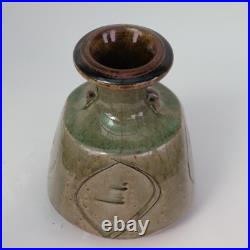 John Jelfs Studio Pottery Vase Celedon h19cm MCM John Jelfs Studio Pottery Vase Celedon h19cm MCM