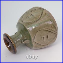 John Jelfs Studio Pottery Vase Celedon h19cm MCM John Jelfs Studio Pottery Vase Celedon h19cm MCM