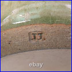 John Jelfs Studio Pottery Vase Celedon h19cm MCM John Jelfs Studio Pottery Vase Celedon h19cm MCM