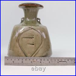 John Jelfs Studio Pottery Vase Celedon h19cm MCM John Jelfs Studio Pottery Vase Celedon h19cm MCM