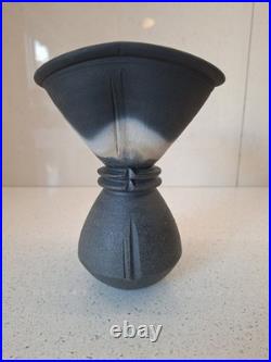 John Leach Muchelney Studio Pottery Black Mood Vase